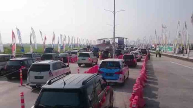 Pemudik di Tol Fungsional Pejagan-Pemalang Meningkat dari Tahun Lalu