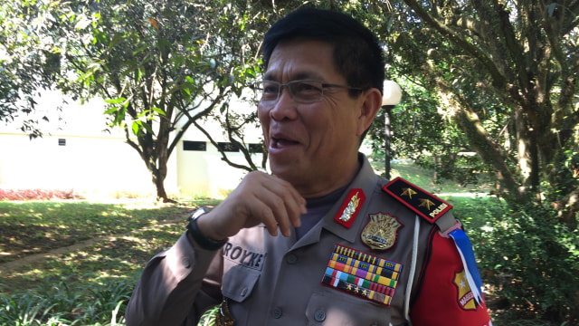 Kakorlantas Royke Lumowa di Purwakarta (Foto: Reki Febrian/kumparan)