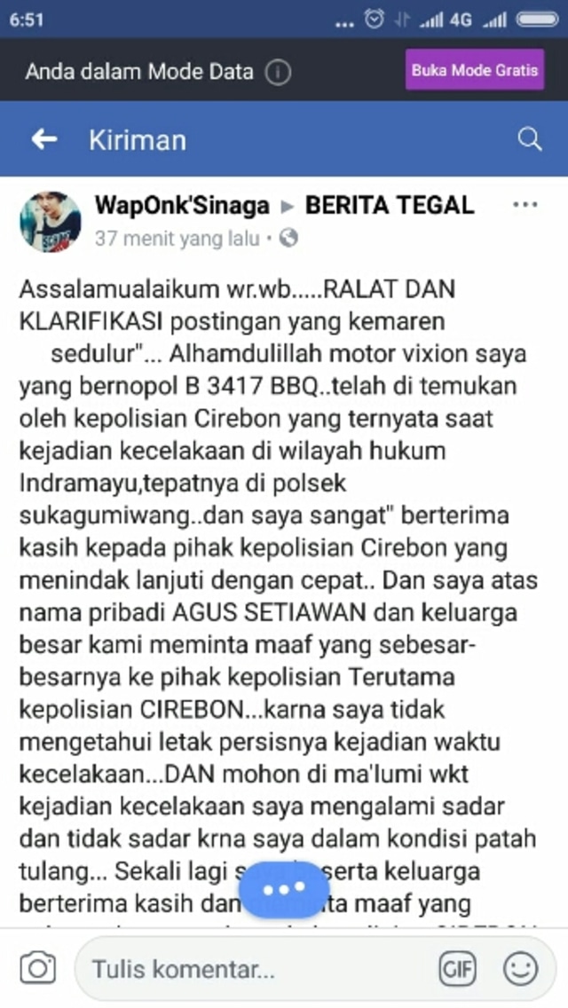 Dituduh Hilangkan Data Laka Lantas & Motor Pemudik, Polres Cirebon Buktikan Pelayanan Terbaik & Temukan Motor Korban