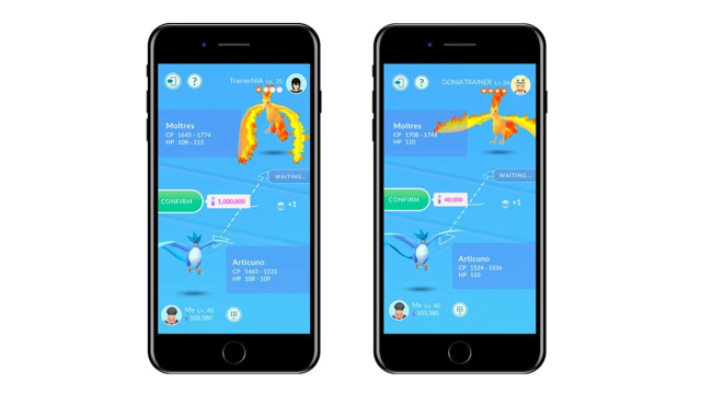 Fitur Trading di Pokemon Go. (Foto: Pokemon Go)