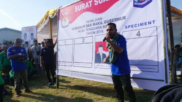Ribuan Relawan TPS besok akan serbu Lombok Tengah (2)