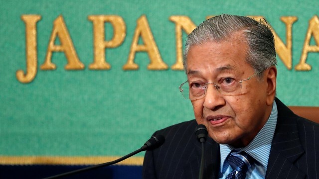 Perdana Menteri Malaysia Mahathir Mohamad. (Foto: REUTERS/Issei Kato)