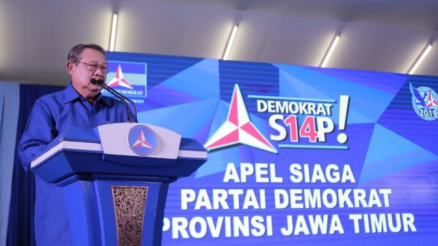 Apel siaga Partai Demokrat di Madiun (Foto: Dok. Abror Rizki/Partai Demokrat)