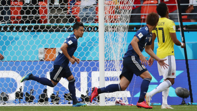 Kolombia vs Jepang (Foto: Ricardo Moraes/Reuters)