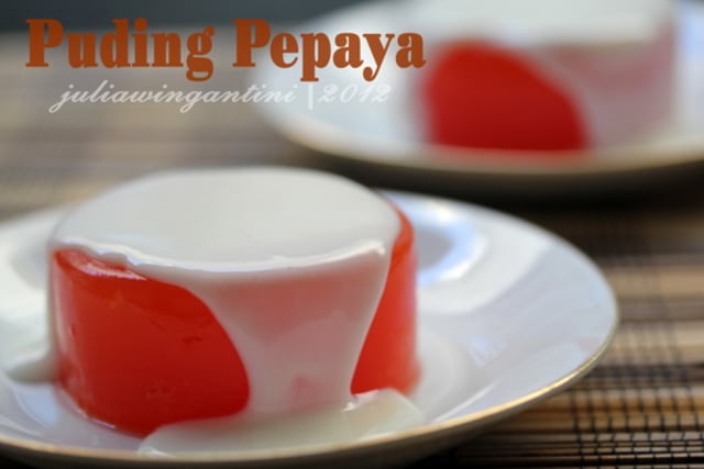 Resep : Puding Pepaya