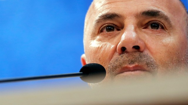 Pelatih Argentina, Jorge Sampaoli. (Foto: Reuters/Carlos Barria)