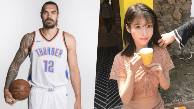 Steven Adams dan IU (Foto: zimbio.com dan Instagram @dlwlrma)
