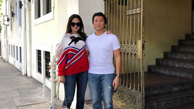Luna Maya bersama kekasihnya Reino Barack (Foto: IG @lunamaya)