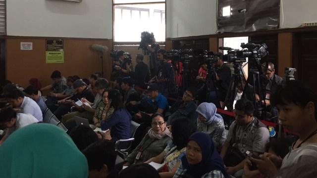 Suasana ruang sidang di PN Jaksel. (Foto: Raga Imam/kumparan)