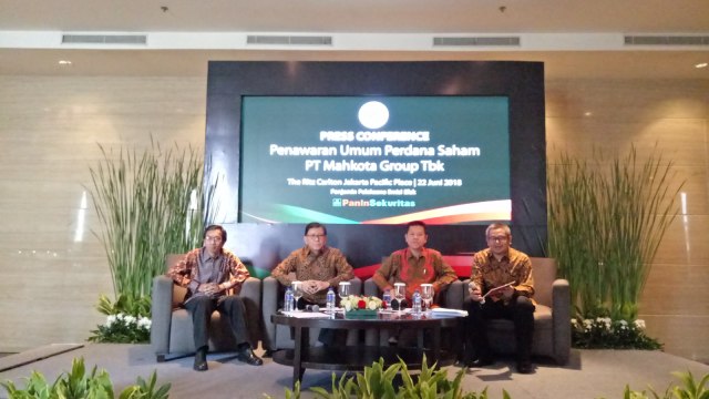 Konferensi pers PT Mahkota Group di Pacific Place (Foto: Ela Nurlaela/kumparan)