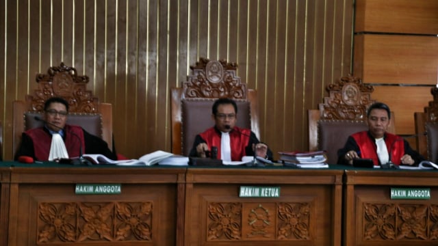 Sidang vonis Aman Abdurrahman. (Foto: Aditia Noviansyah/kumparan)
