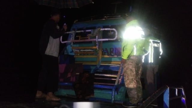 KM Ramos Risma Marisi yang karam. (Foto: Dok. Polda Sumut)