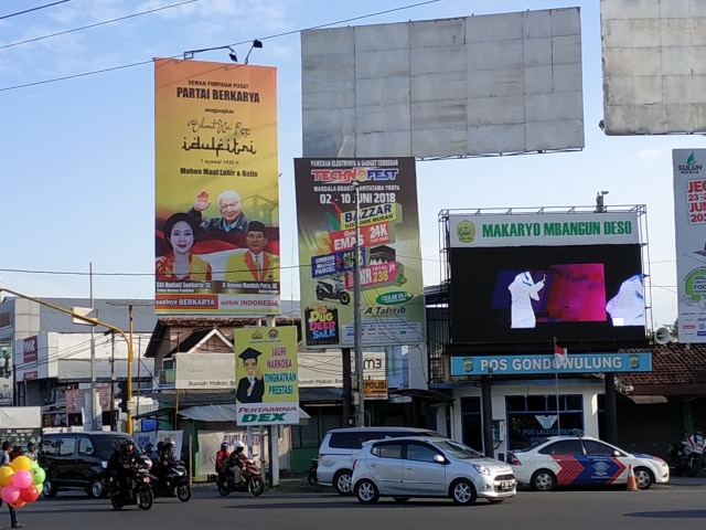 Baliho Partai Berkarya di Yogyakarta (Foto: Dok. istimewa)