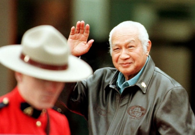Soeharto, Presiden ke-2 Indonesia. Foto: John Gibson/AFP