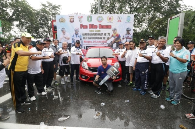 Wow...10.000 PESERTA “PONTIANAK FUN BIKE ” DALAM RANGKA HUT POLRI DAN HUT BANK KALBAR