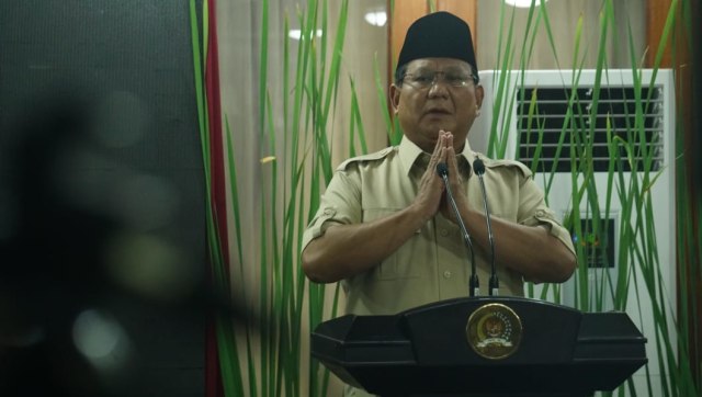 Prabowo Subianto. (Foto: Iqbal Firdaus/kumparan)