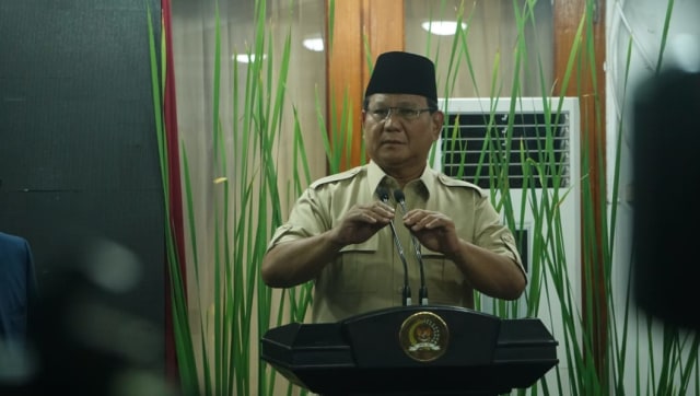Prabowo Subianto. (Foto: Iqbal Firdaus/kumparan)