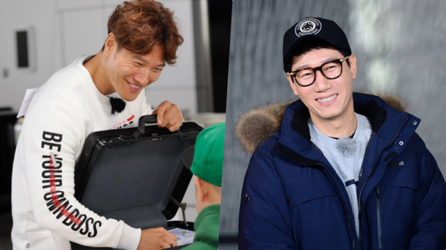 Kim Jong-kook dan Ji Suk-jin. (Foto: Instagram/@sbs_runningman_sbs)