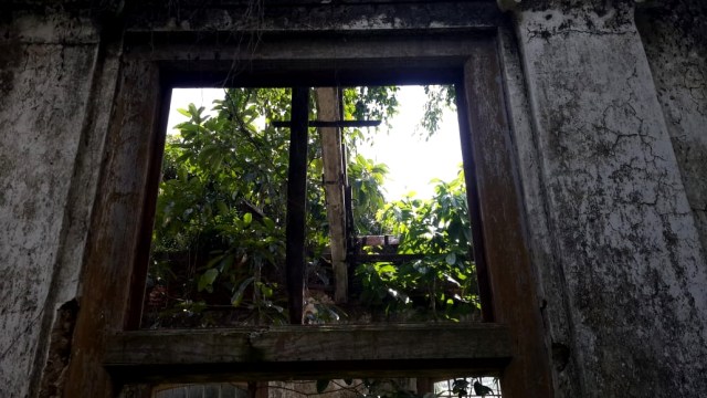 Ukiran kayu di rumah Tjimanggis dicuri. (Foto: Dok. Efrizal)
