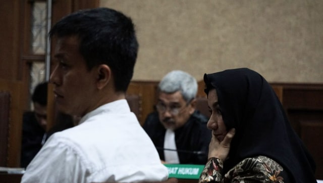 Rita Widyasari dan Khairudin di Pengadilan Tipikor (Foto: Nugroho Sejati/kumparan)
