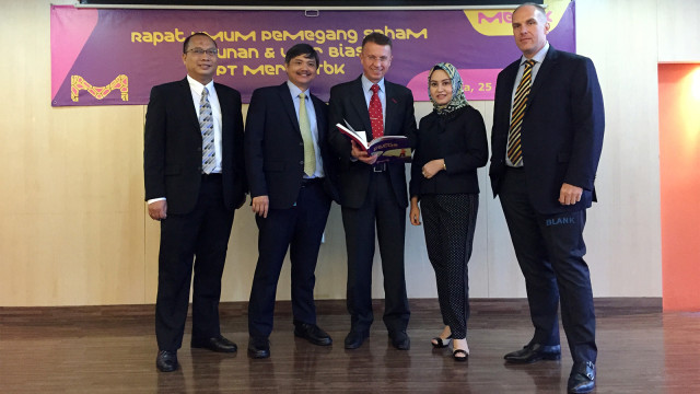 PT Merck Tbk Saat RUPST 2018. (Foto: Abdul Latif/kumparan)