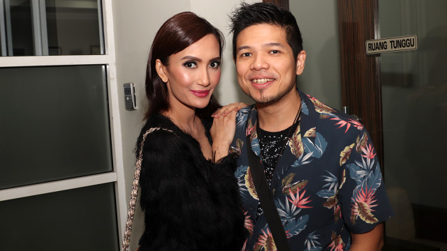  Artika Sari Devi dan Baim. Foto: Munady Widjaja