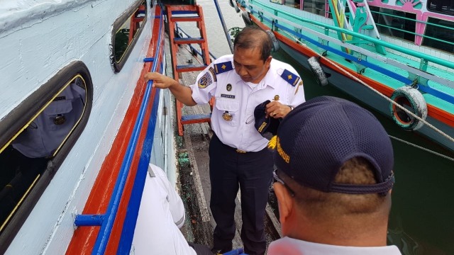 Ramp Check Kapal di Danau Toba (Foto: Dok. Istimewa)