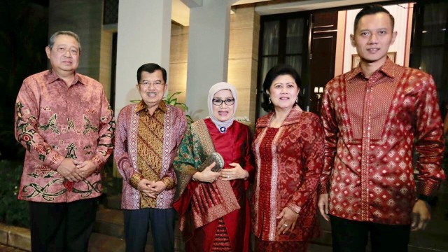Silaturahmi JK dengan SBY di kediaman SBY (Foto: Dok. Tim Media Demokrat)