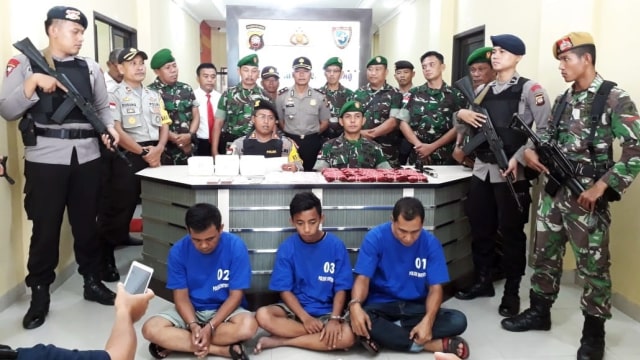 Penyelundup narkoba di Entikong (Foto: Humas Polda Kalbar)