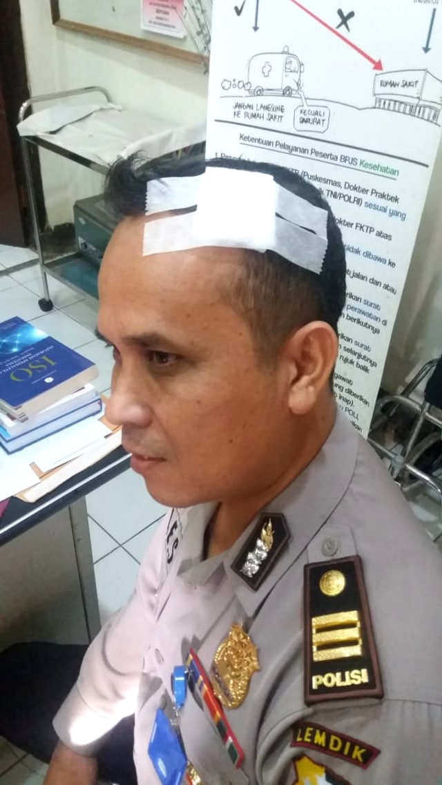 Polisi dianiaya atasannya. (Foto: Dok. Istimewa)
