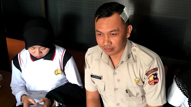 Polisi dianiaya atasannya. (Foto: Dok. Istimewa)