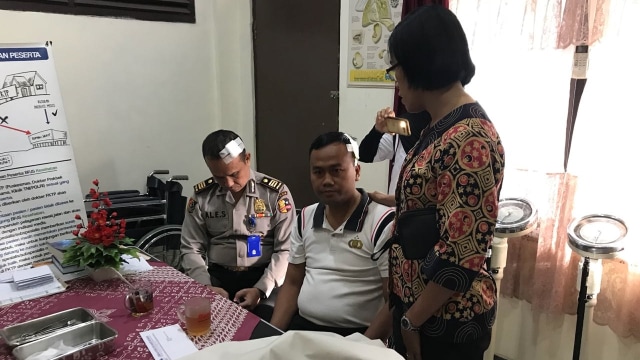 Polisi dianiaya atasannya. (Foto: Dok. Istimewa)