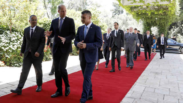 Pangeran William berkunjung ke Yerusalem (Foto: GALI TIBBON/AFP)