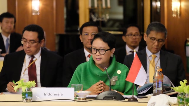 Menlu di pertemuan CEAPAD di Thailand. (Foto: Dok. Kemlu)