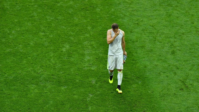 Apa boleh bikin, Neuer, Jerman kandas. (Foto: REUTERS/Dylan Martinez)