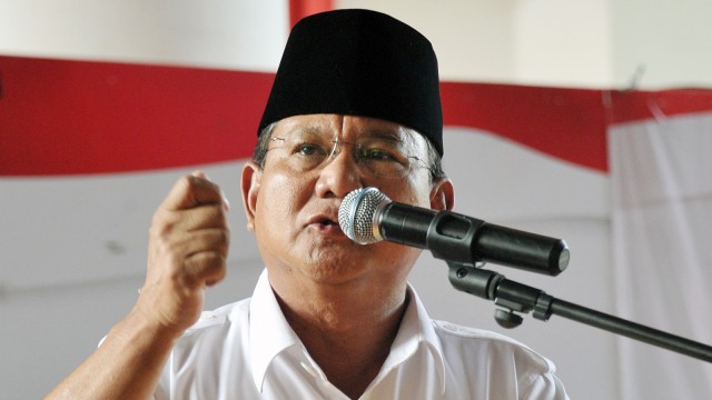 Prabowo Subianto. (Foto: AFP/Bay Ismoyo)