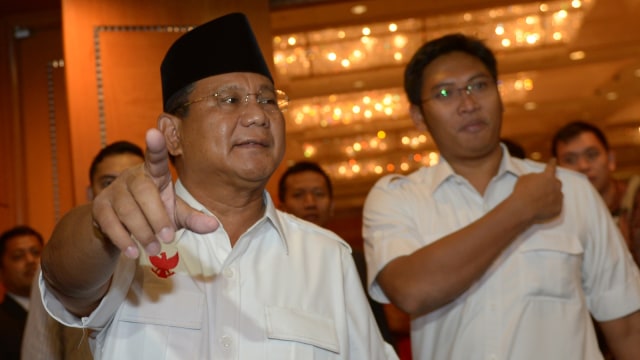 Prabowo Subianto. (Foto: AFP/Adek Berry)