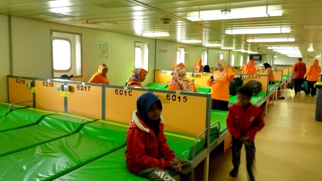 Fasilitas di kapal Pelni. (Foto: Dok. Pelni )