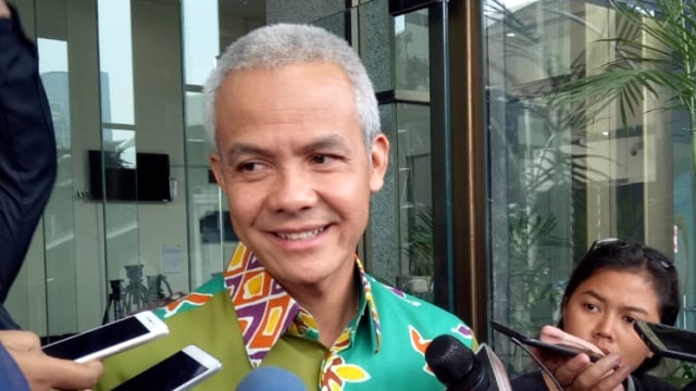 Ganjar Pranowo usai diperiksa di KPK (Foto: Aprilandika Pratama/kumparan)
