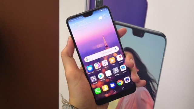 Ponsel Huawei P20 Pro. (Foto: Bianda Ludwianto/kumparan)