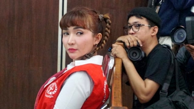 Roro Fitria di PN Jaksel (Foto: Garin Gustavian/kumparan)