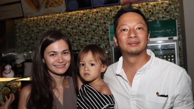 Sabai Dieter, Ringgo Agus Rahman dan Bjorka. (Foto: Munady Widjaja)