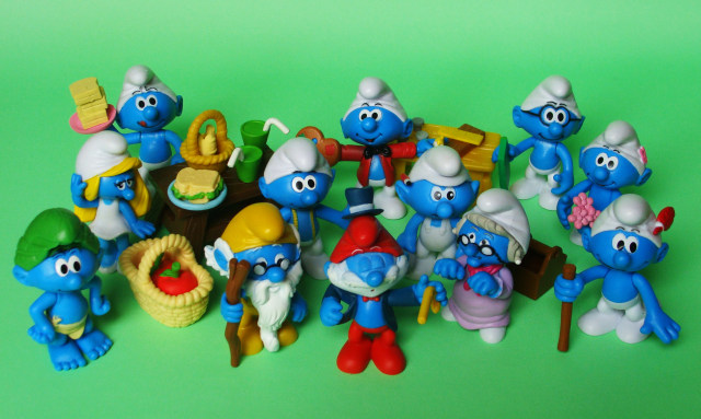 Kartun The Smurf. (Foto: Flickr/Osvaldo Eaf)