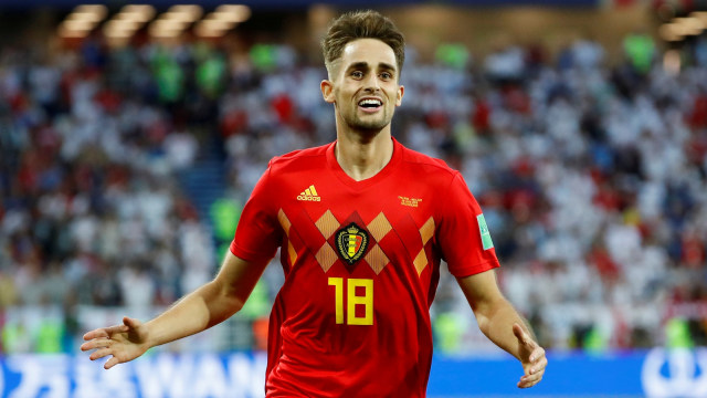 Aksi Januzaj usai mencetak gol ke gawang Inggris. Foto: Fabrizio Bensch/Reuters
