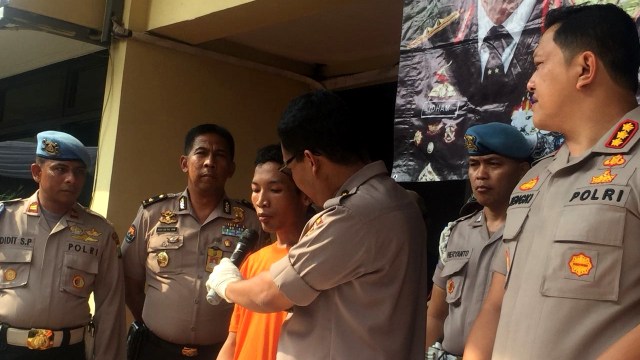 Rilis kasus penjambretan Ditjen PUPR. (Foto: Andreas Ricky/kumparan)