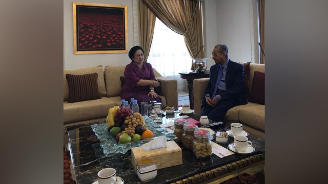 Mega Bertemu PM Malaysia Mahathir Mohamad (Foto: Dok. Istimewa)