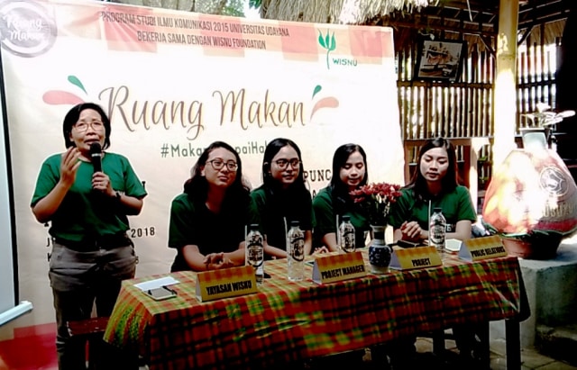 Ruang Makan, Jurus Edukasi  Mahasiswa Unud untuk Makan Secukupnya