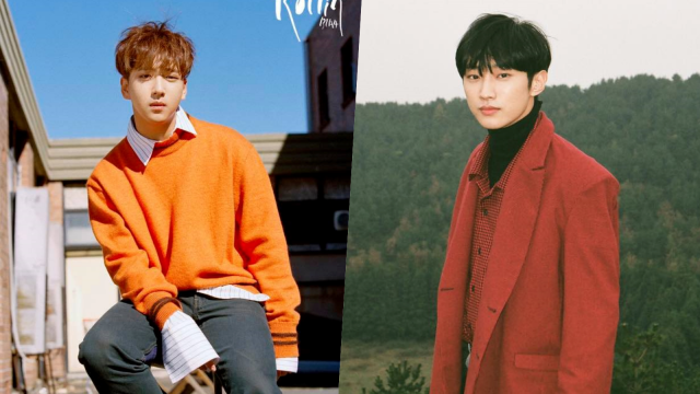 Baro dan Jinyoung 'B1A4' (Foto: Facebook  @wm.b1a4)