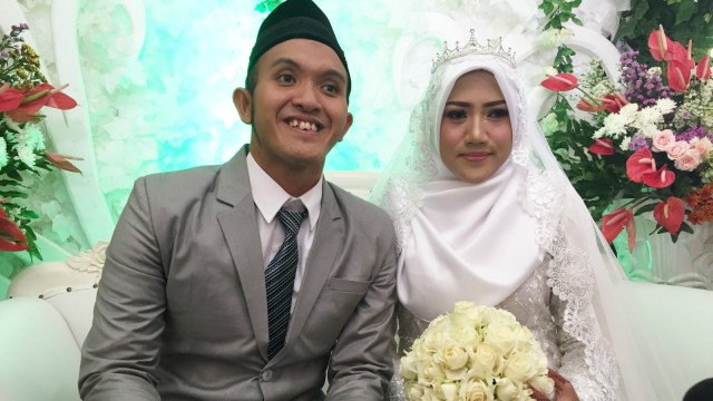 Pernikahan Caisar dan Intan. Foto: Maria Gabrielle Putrinda/kumparan