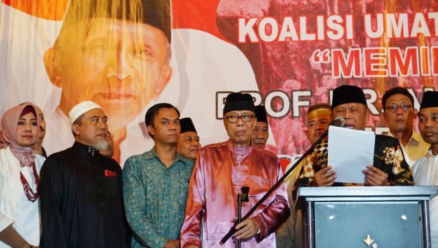 Dekalrasi dukungan Amien Rais jadi Presiden. (Foto: Nugroho Sejati/kumparan)